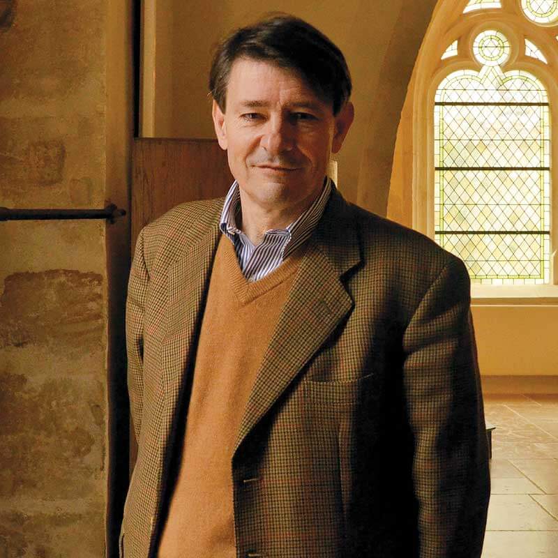 Pierre-Henry Gagey, Louis Jadot President, standing inside the Couvent des Jacobins - an ancient chapel next to the home of Jadot in Beaune