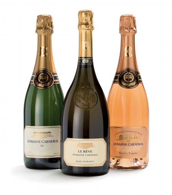 Domaine Carneros Brut Le Rêve Blanc de Blancs Brut and Rosé Cuvée de la Pompadour NV