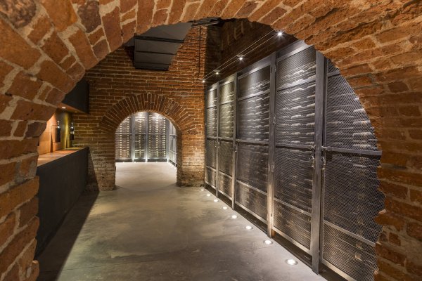 Bottles locked away in the 1870 cellars - image credit Sara Matthews