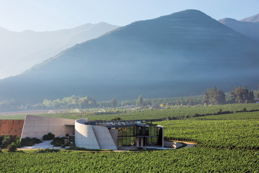 Icon winery, vineyards and mountains beyond - image credit Sara Matthews