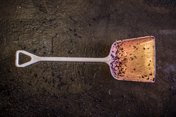 Winery grape shovel - credit - Joseph Michael