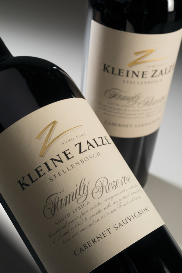 Kleine Zalze Family Reserve Cabernet Sauvignon bottle style image