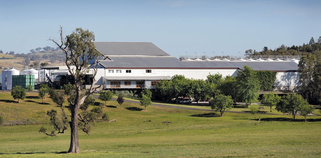 Mudgee winery from across the grassland - image credit Jack Atley