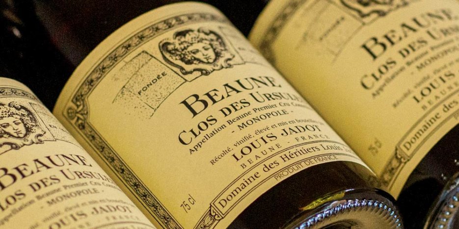 Beaune Clos des Ursules, Domaine des Héritiers Louis Jadot bottles