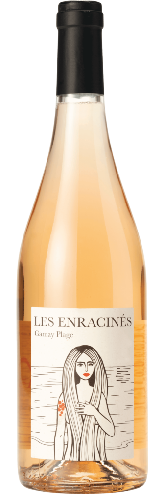 Les Enracinés Vin Sans Soufre Beaujolais Rosé 2023 6x75cl bottle image