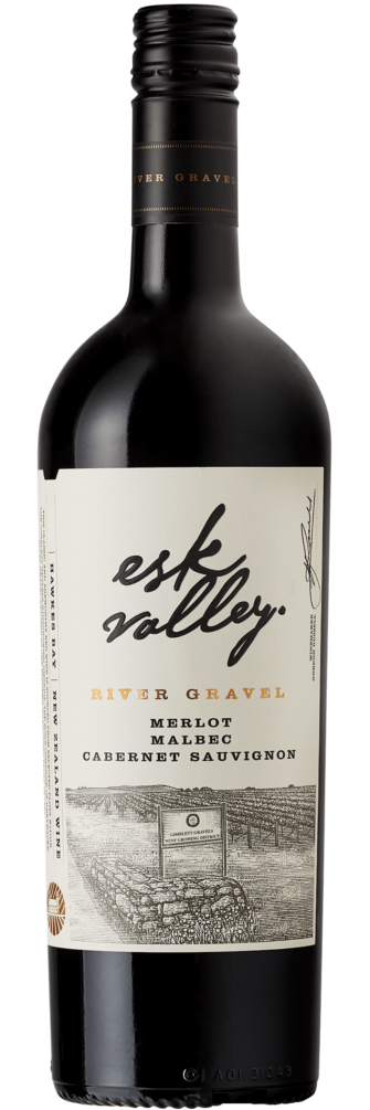 River Gravel Merlot/Malbec/Cabernet Sauvignon 2019 6x75cl bottle image