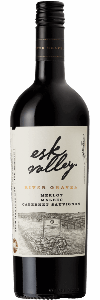 River Gravel Merlot/Malbec/Cabernet Sauvignon 2019 6x75cl bottle image